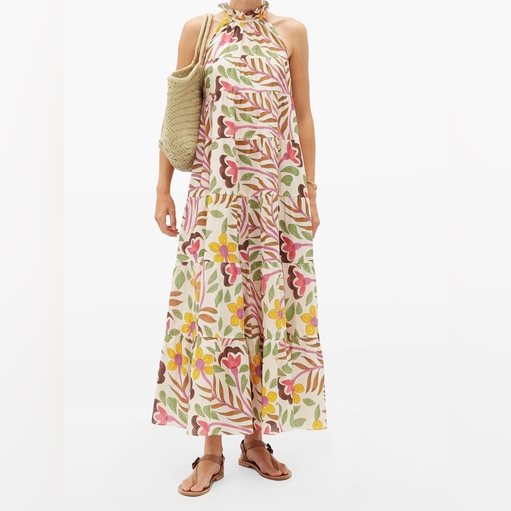 RHODE Julia dress in floral print